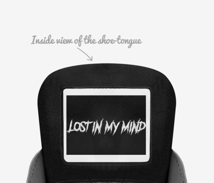 LosT In My MinD  custom made in Italy shoes by Prince Boswell | Tongue view