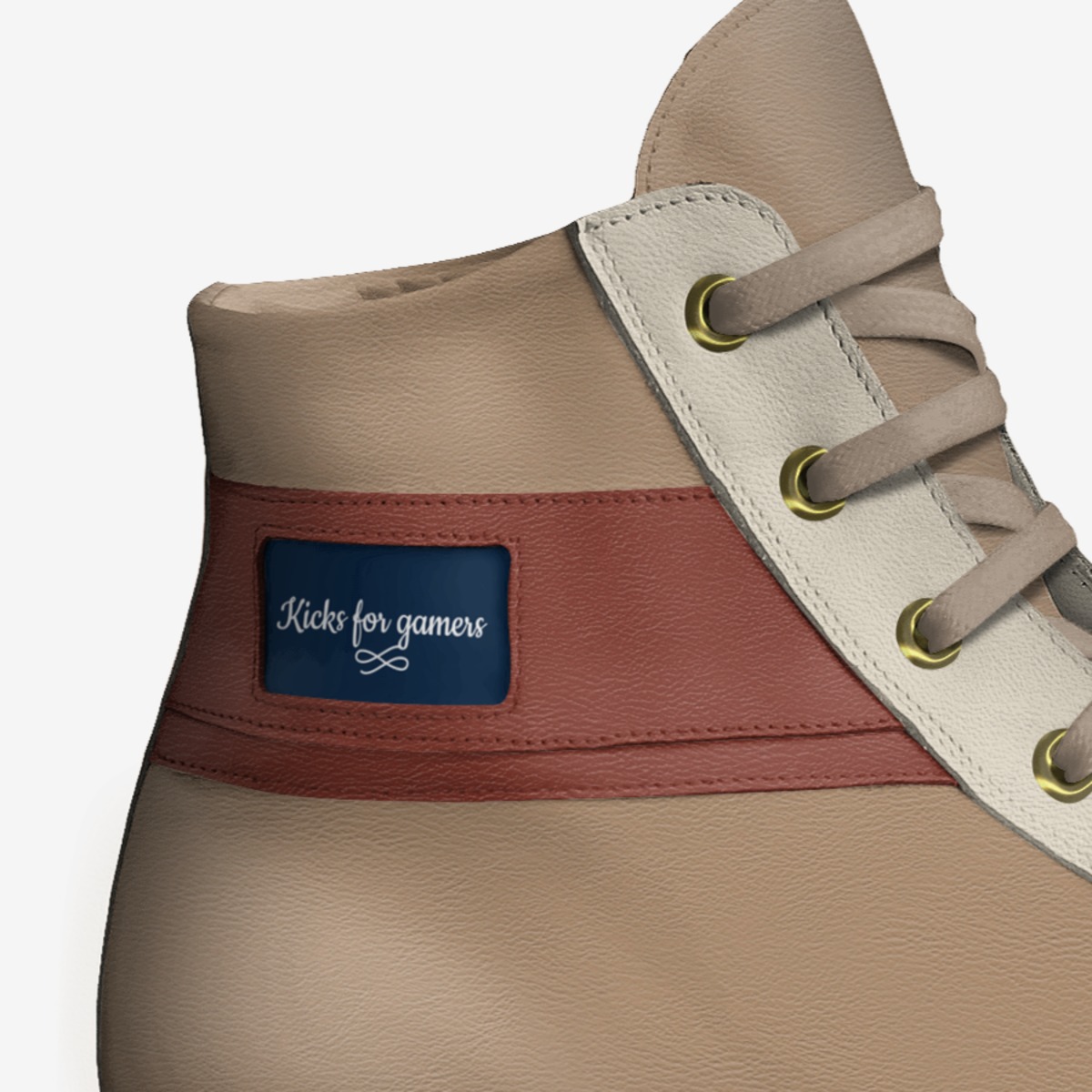 Kicks for gamers  custom made in Italy shoes by Wesley Stephens | Detail view
