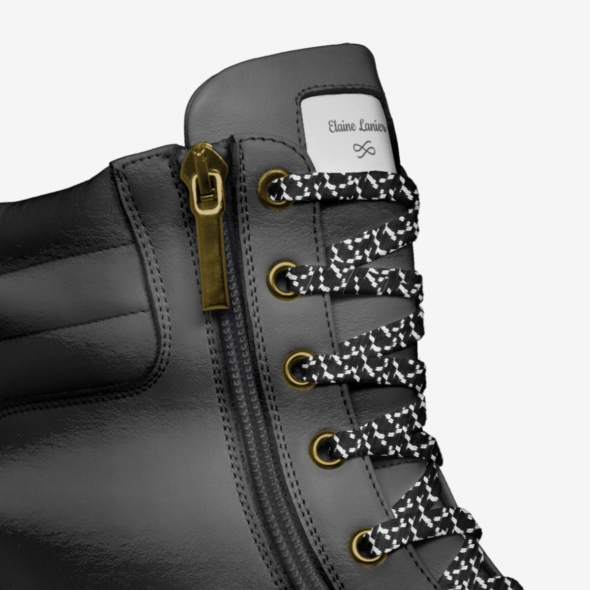 Elaine Lanier  custom made in Italy shoes by Sandra Lanier | Detail view
