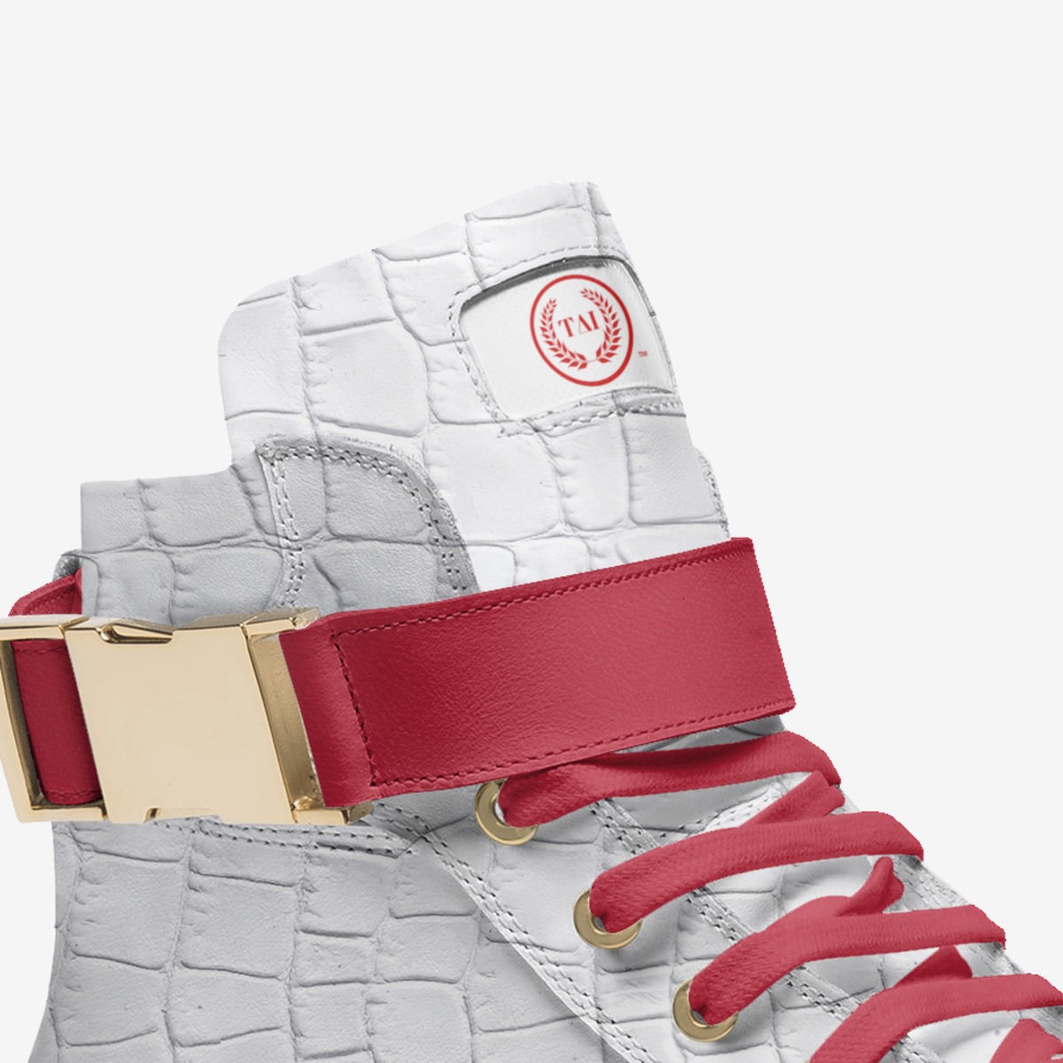 Chic Hot Classic custom made in Italy shoes by Alicia Grant | Detail view