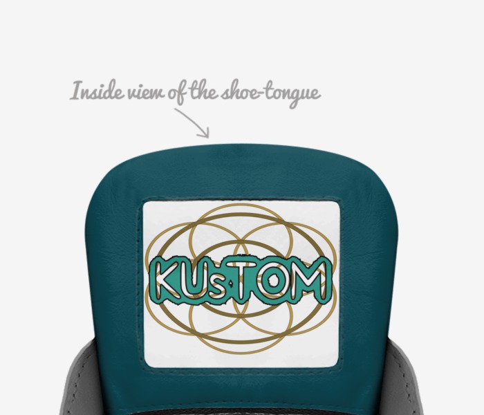 KUsTOM custom made in Italy shoes by Kayla Fisher | Tongue view