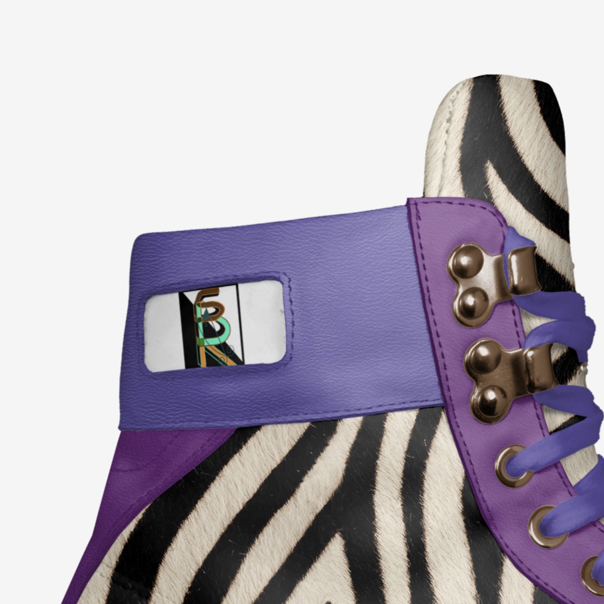 Santa Ba-Row's A9 custom made in Italy shoes by Chinara London | Detail view