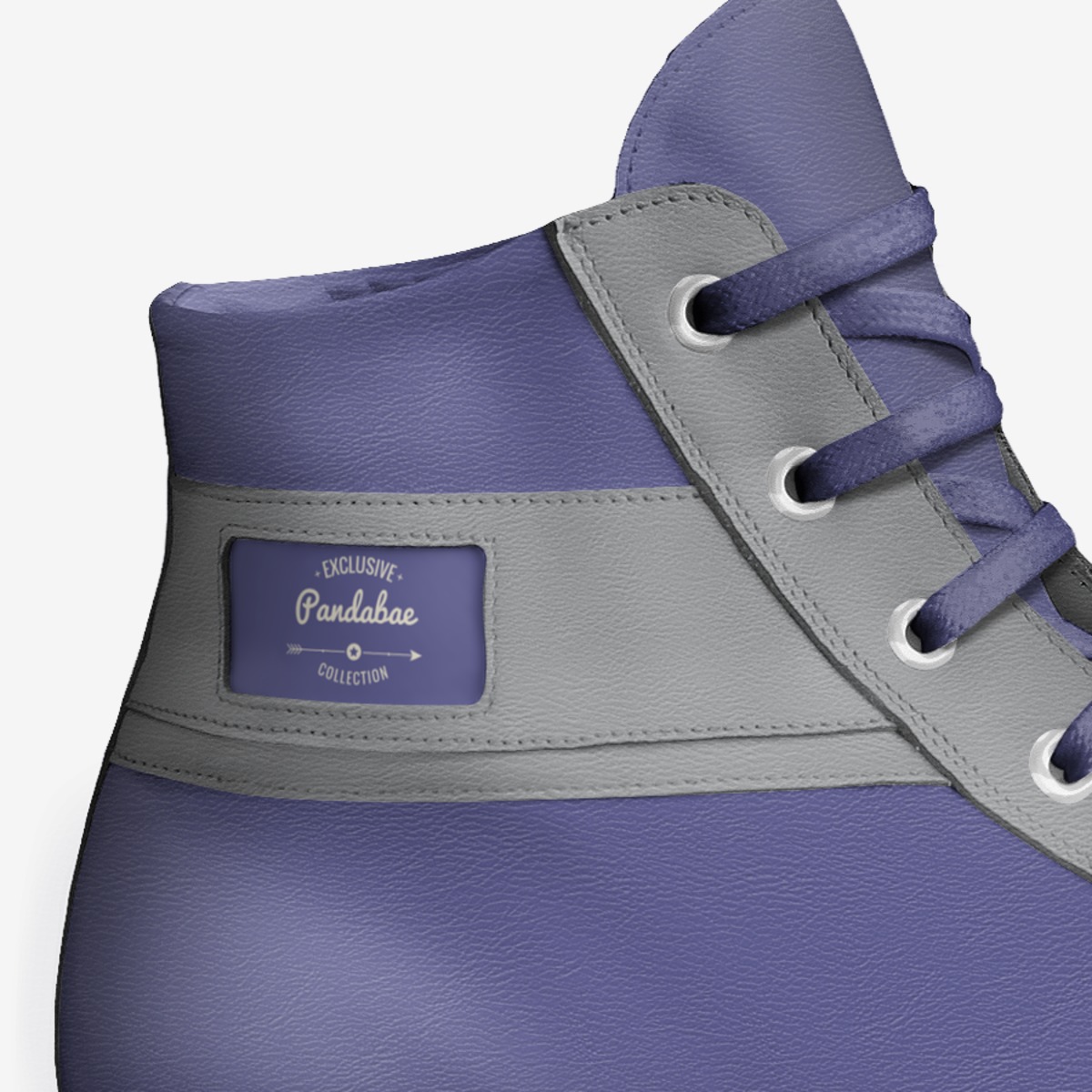 Pandabae custom made in Italy shoes by Kiersten Claxton | Detail view