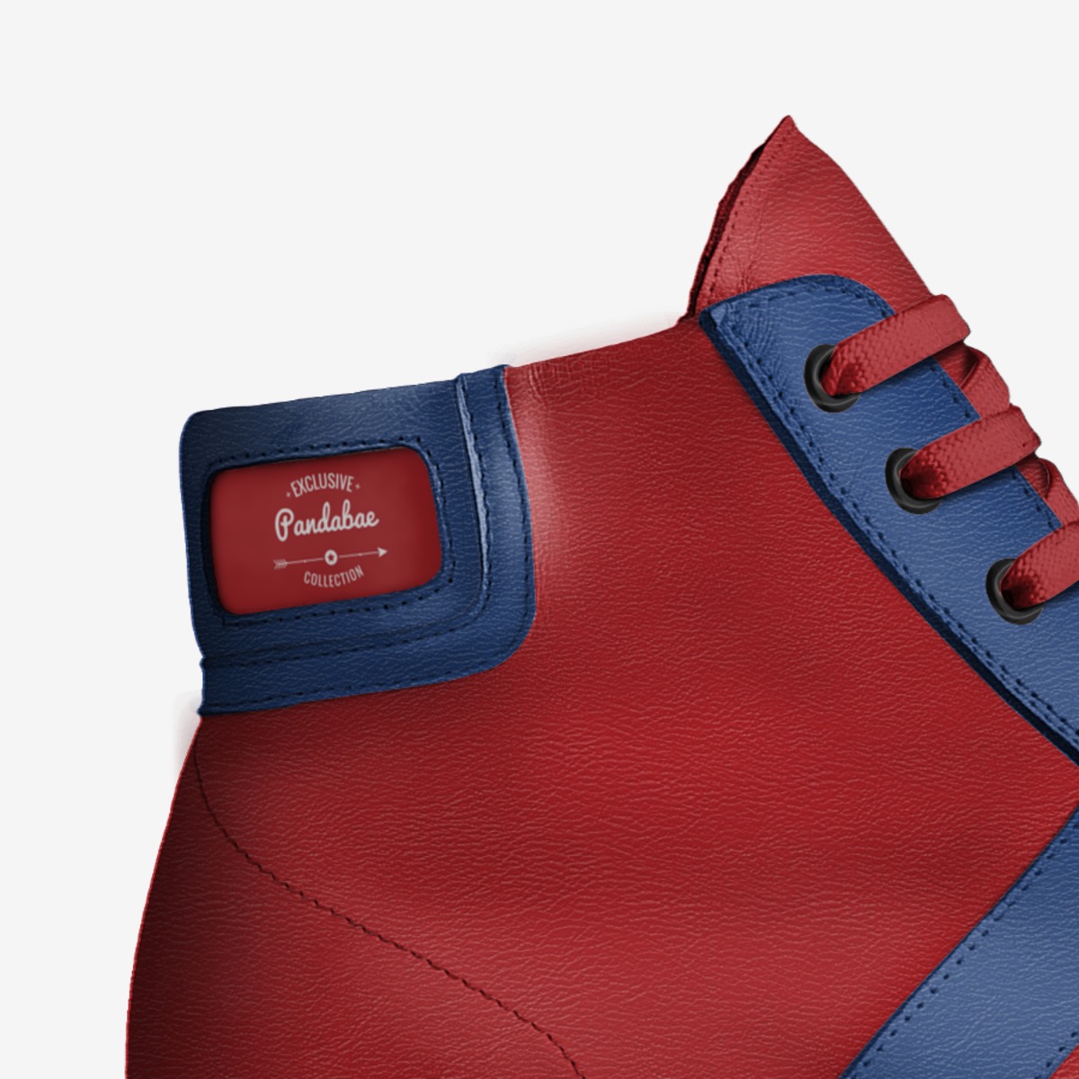 Pandabae custom made in Italy shoes by Kiersten Claxton | Detail view