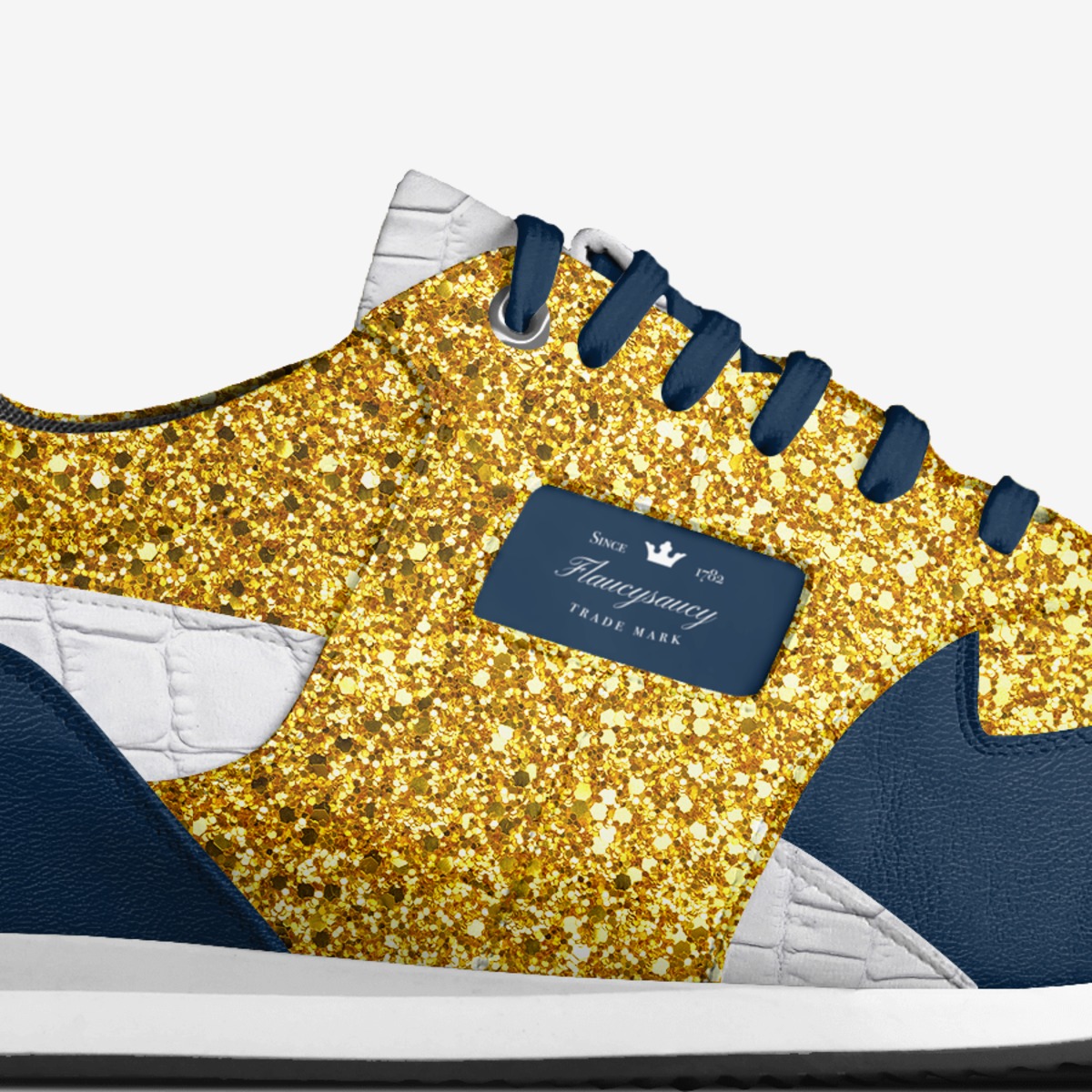 Flaucysaucy  custom made in Italy shoes by Ahshaki Gibson | Detail view