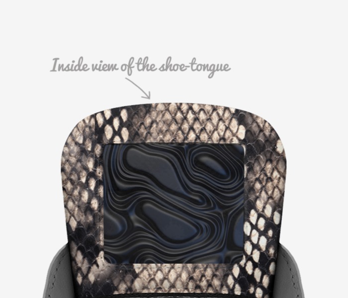 NMW custom made in Italy shoes by Ismael Marcus | Tongue view