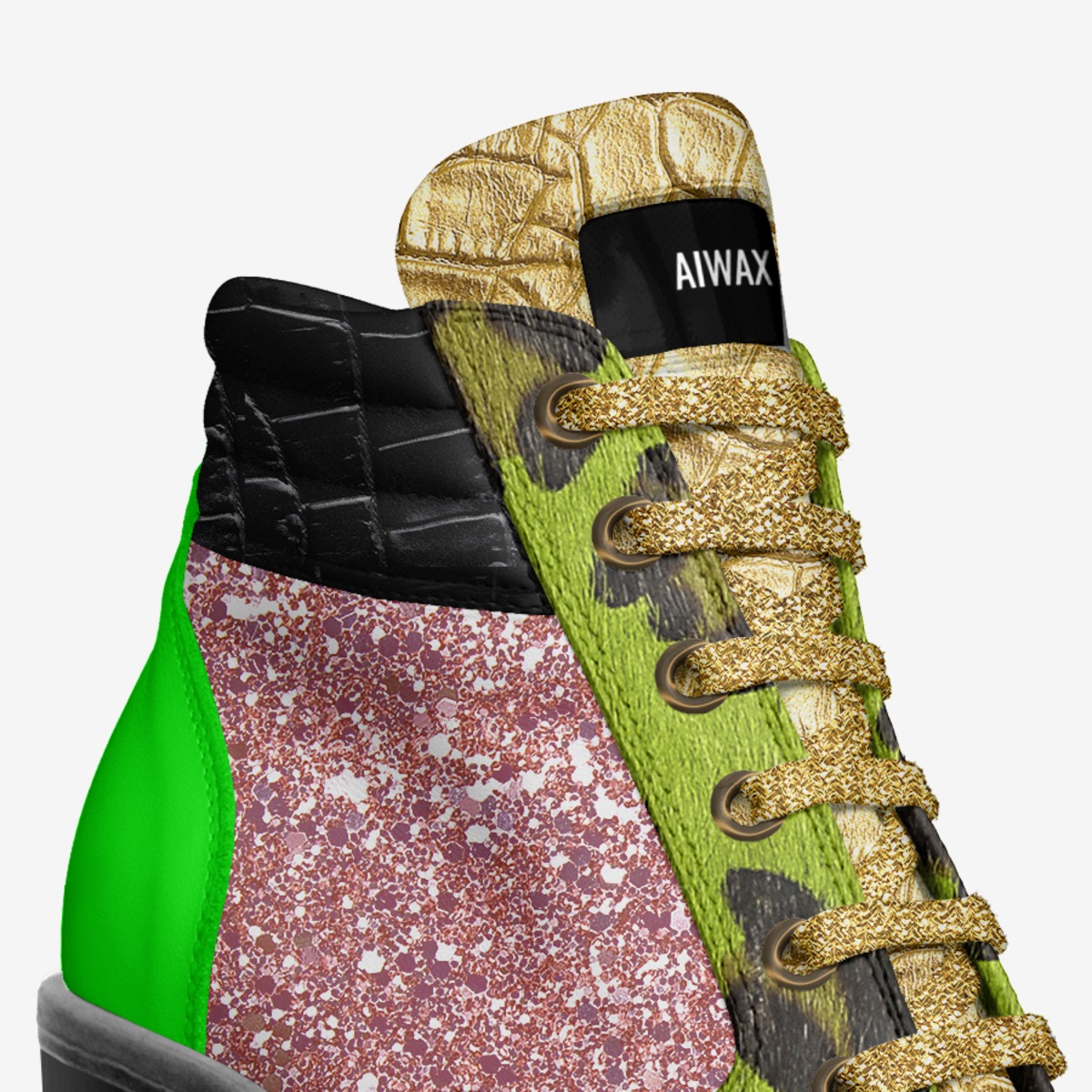 AIWAX DANCE V custom made in Italy shoes by Magdalena Fernandez | Detail view