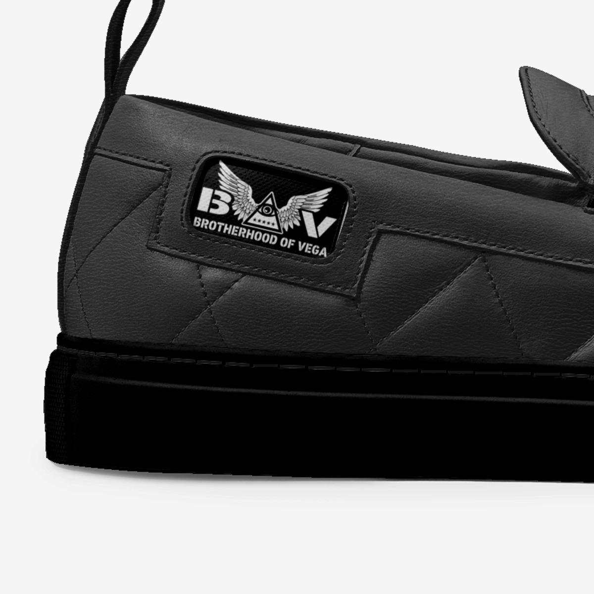 B.O.V custom made in Italy shoes by Redstar Mafia | Detail view