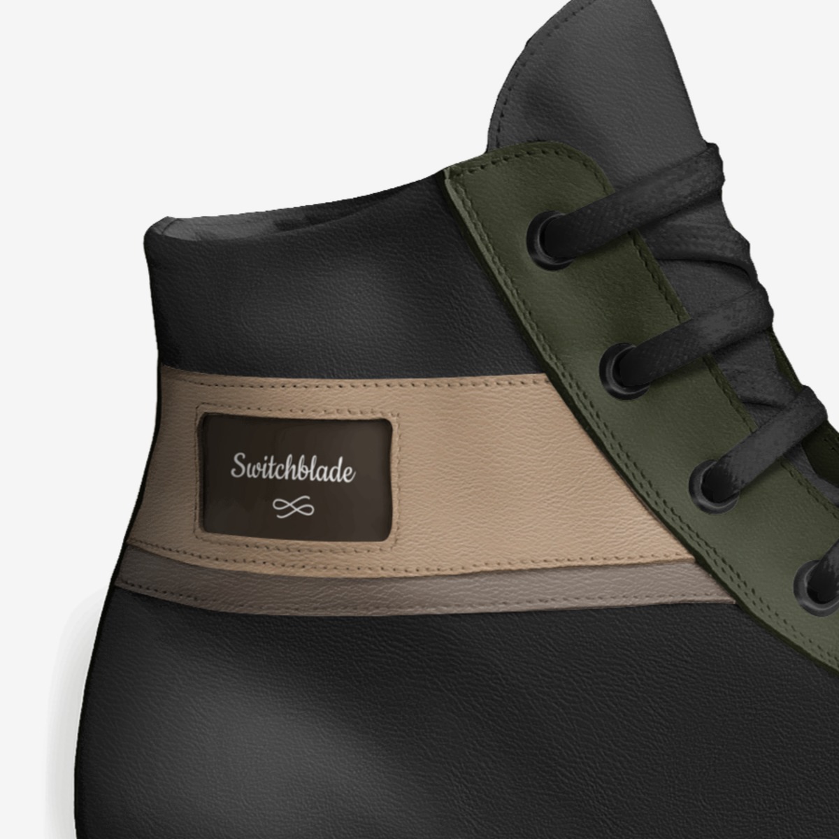 Switchblade  custom made in Italy shoes by Stephanie Orick | Detail view