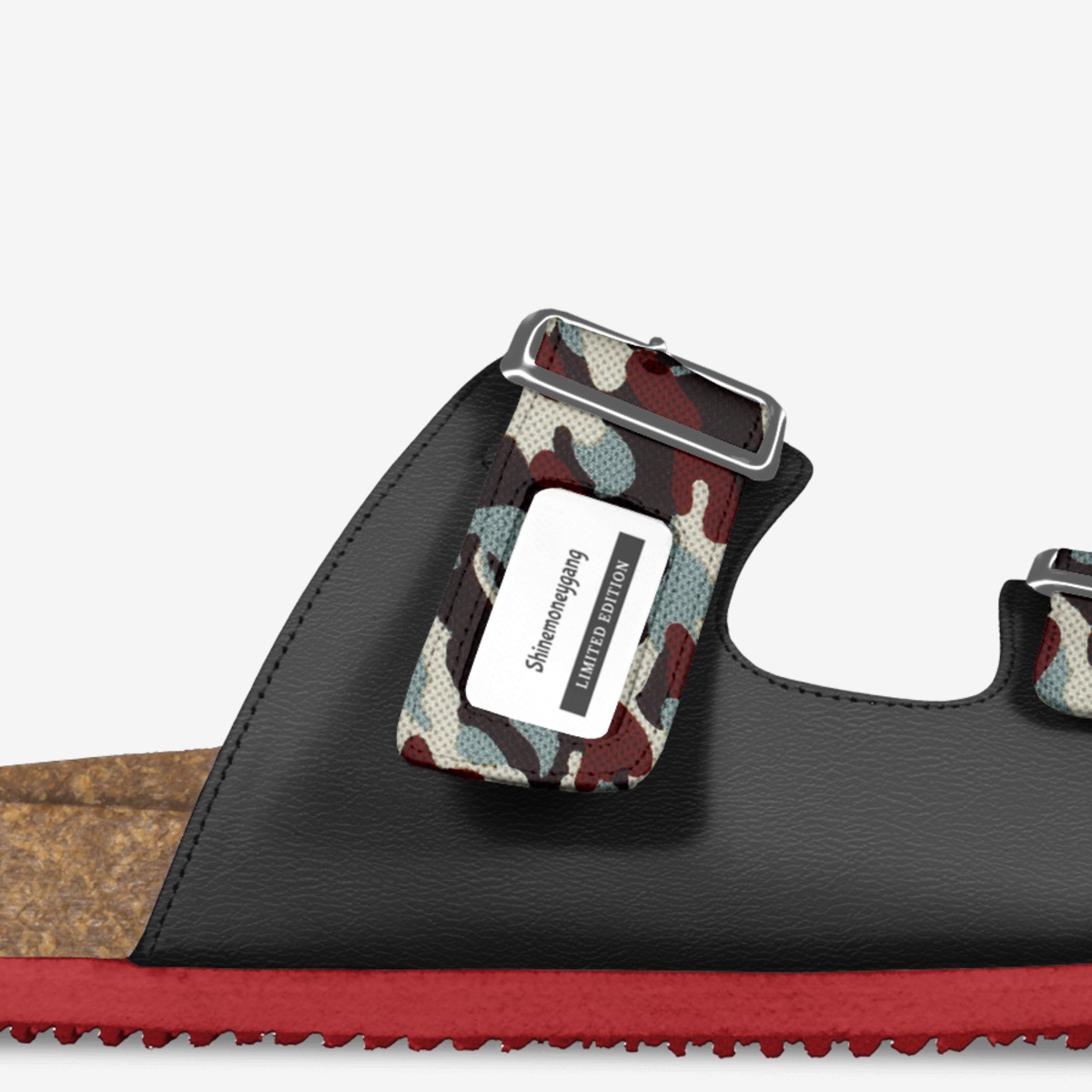 Shinemoneygang  custom made in Italy shoes by Lez Quan | Detail view