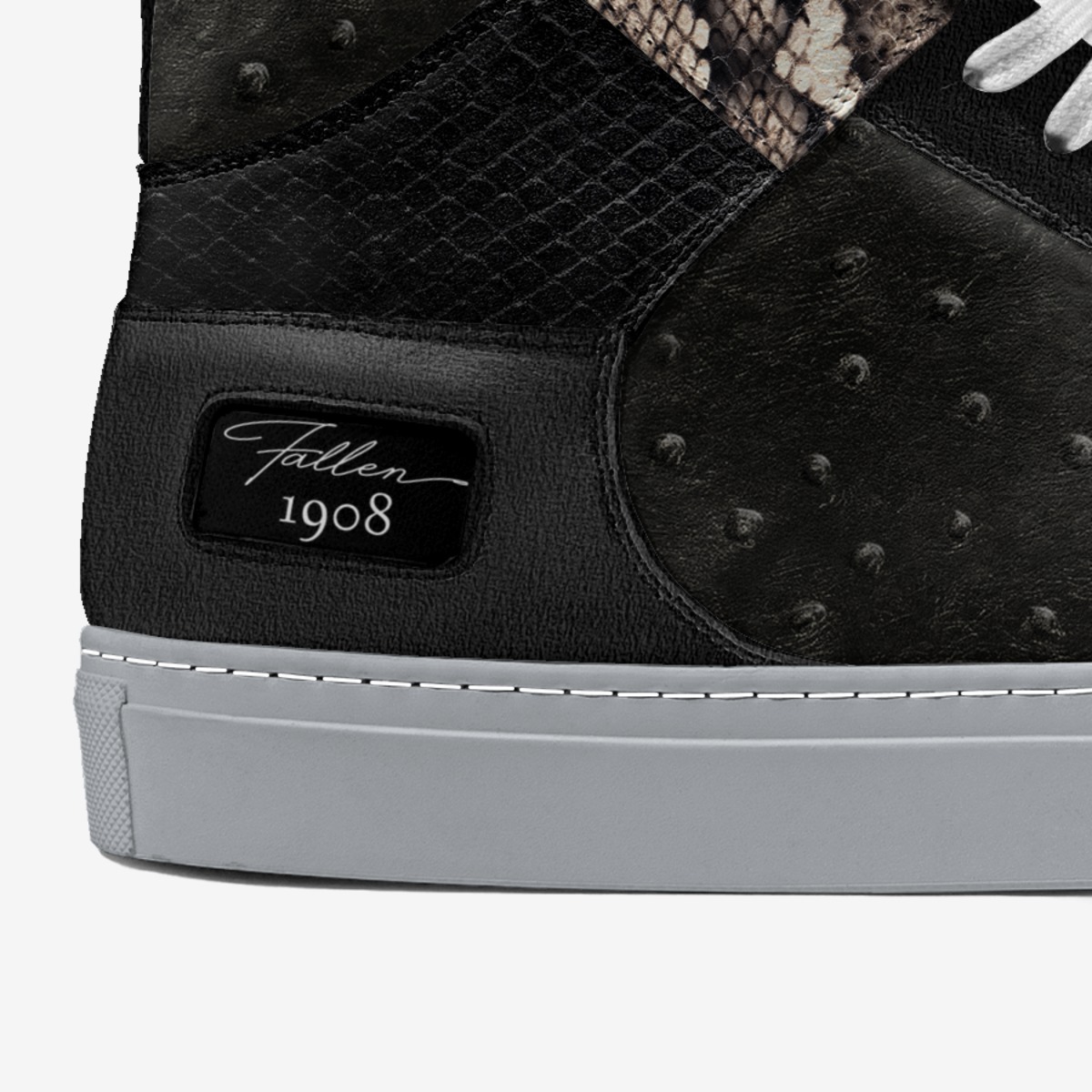 FALLEN 1908 custom made in Italy shoes by Redstar Mafia | Detail view