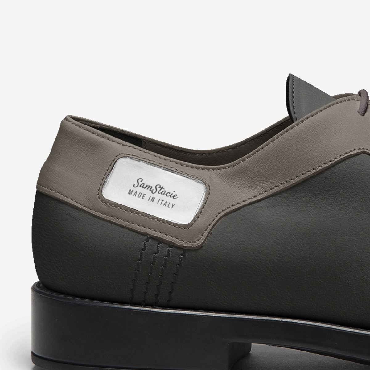 SamStacie custom made in Italy shoes by Shaneima Montgomery | Detail view