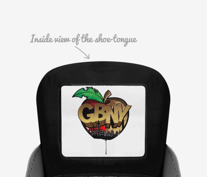 GBNY LLC custom made in Italy shoes by Gerald Boyd | Tongue view