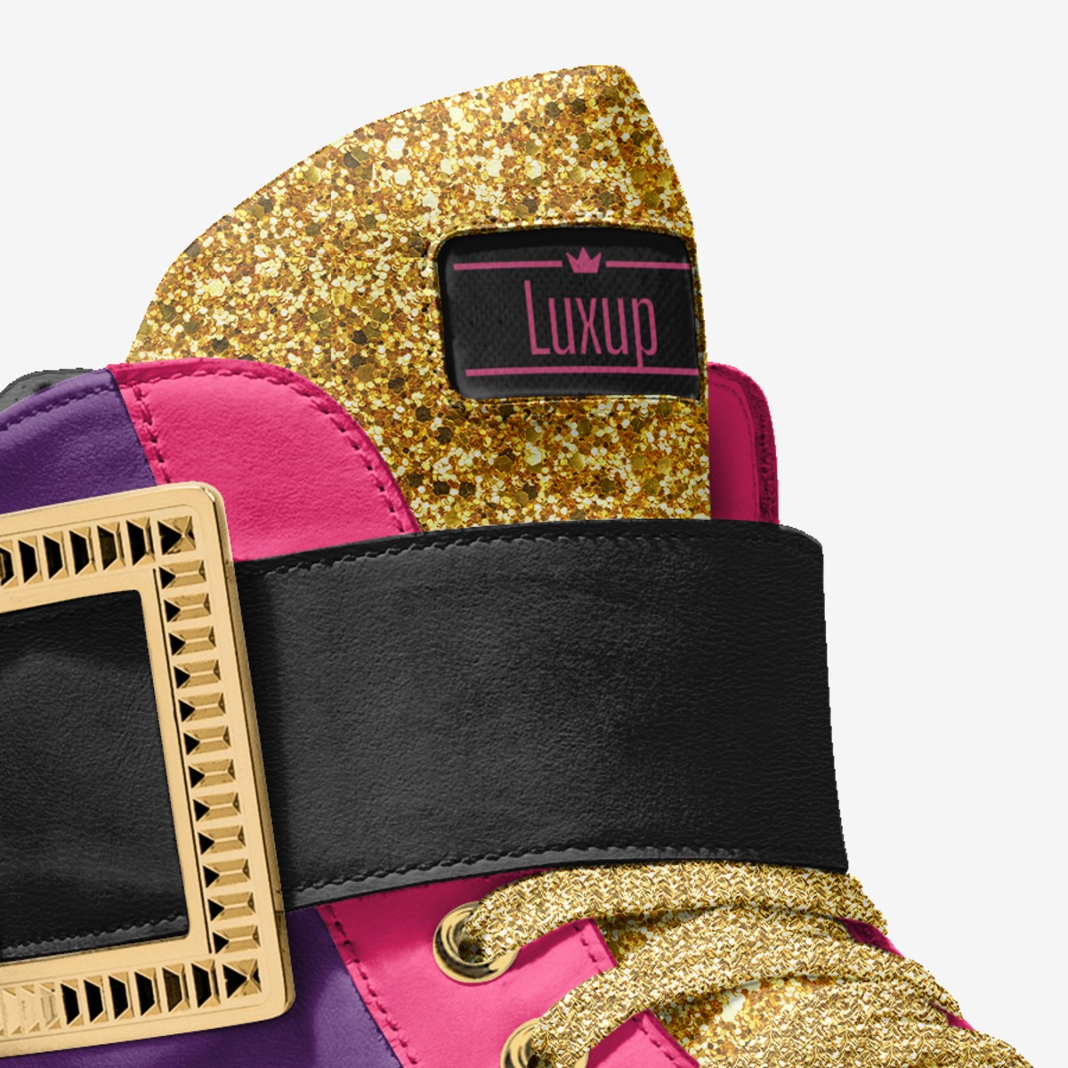 Luxup custom made in Italy shoes by Dwayne White | Detail view