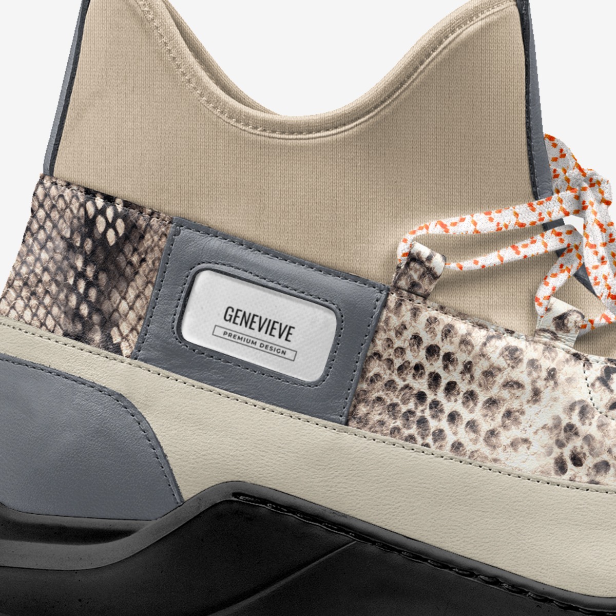 Genevieve  custom made in Italy shoes by Erica Booker | Detail view