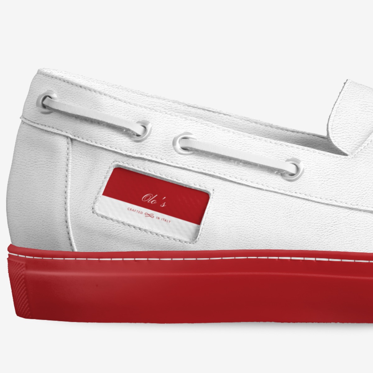 Olo's custom made in Italy shoes by Carnell Olofin | Detail view