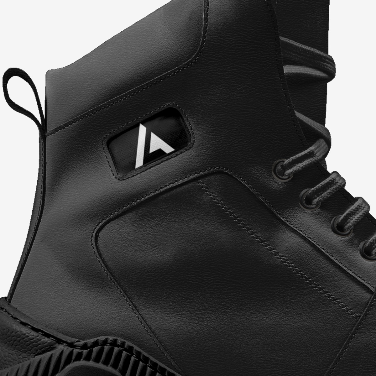 Arc One custom made in Italy shoes by Aaron Belyea | Detail view