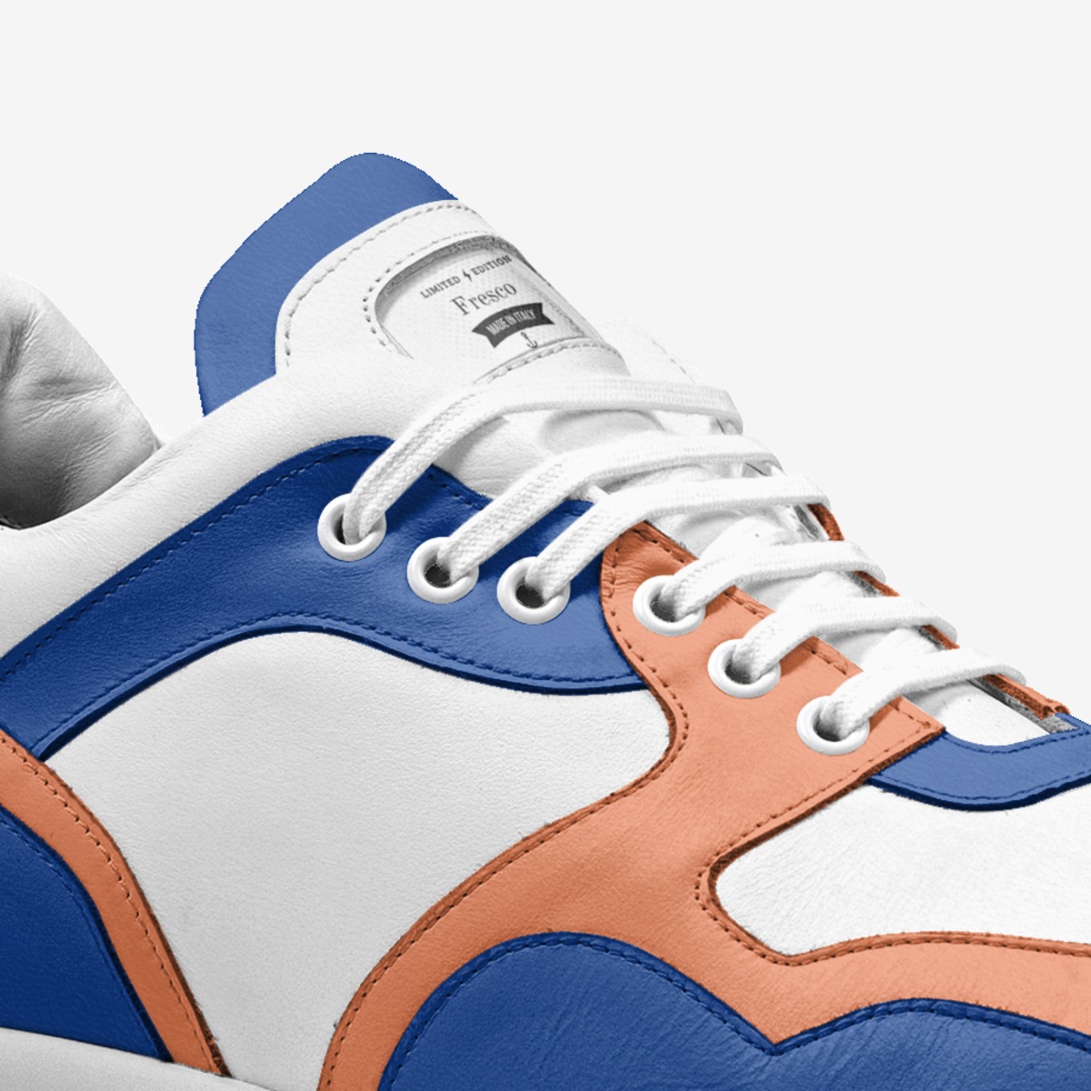 Fresco custom made in Italy shoes by Lamar Jones | Detail view