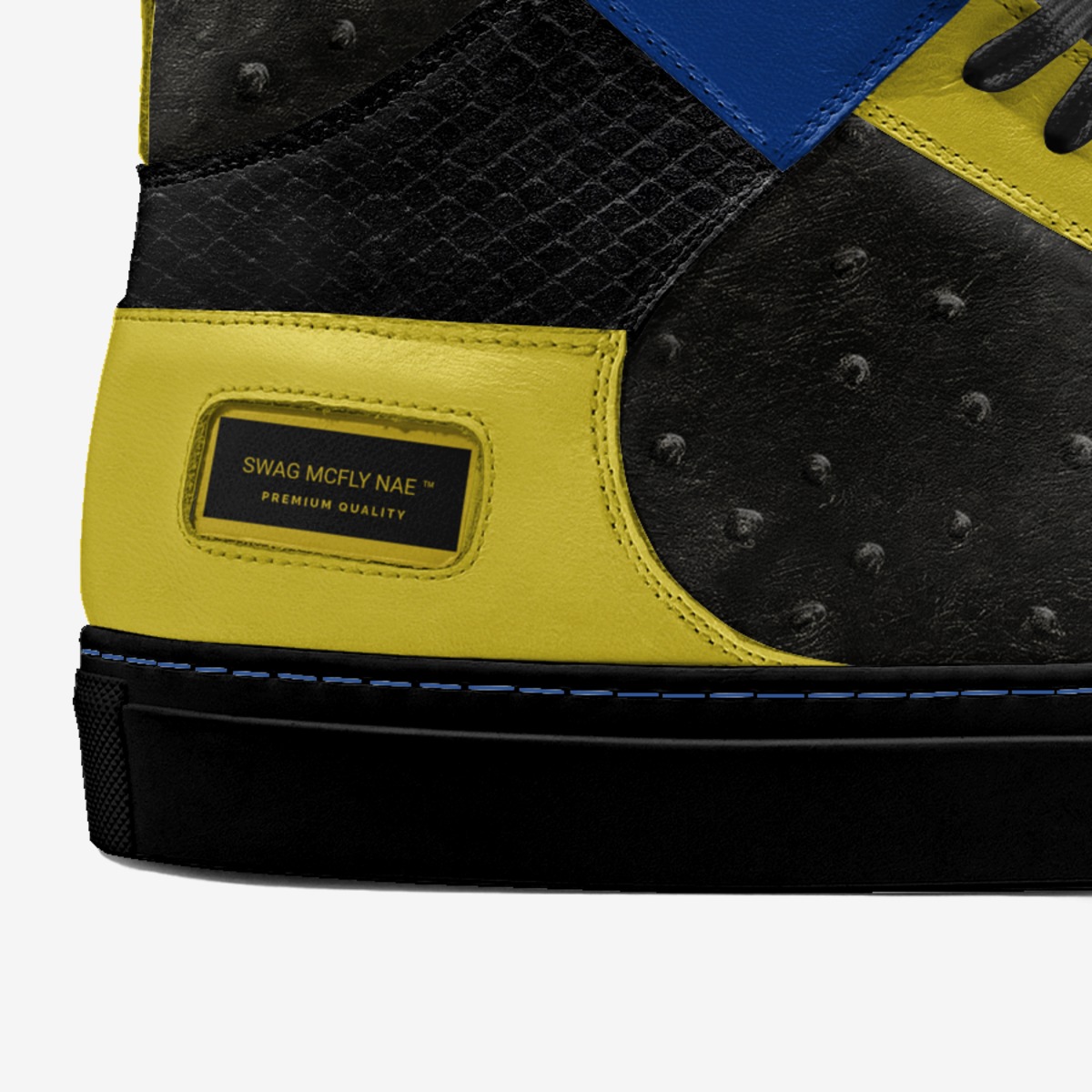 Swag McFly NAE ™️ custom made in Italy shoes by Rechard R Newman | Detail view