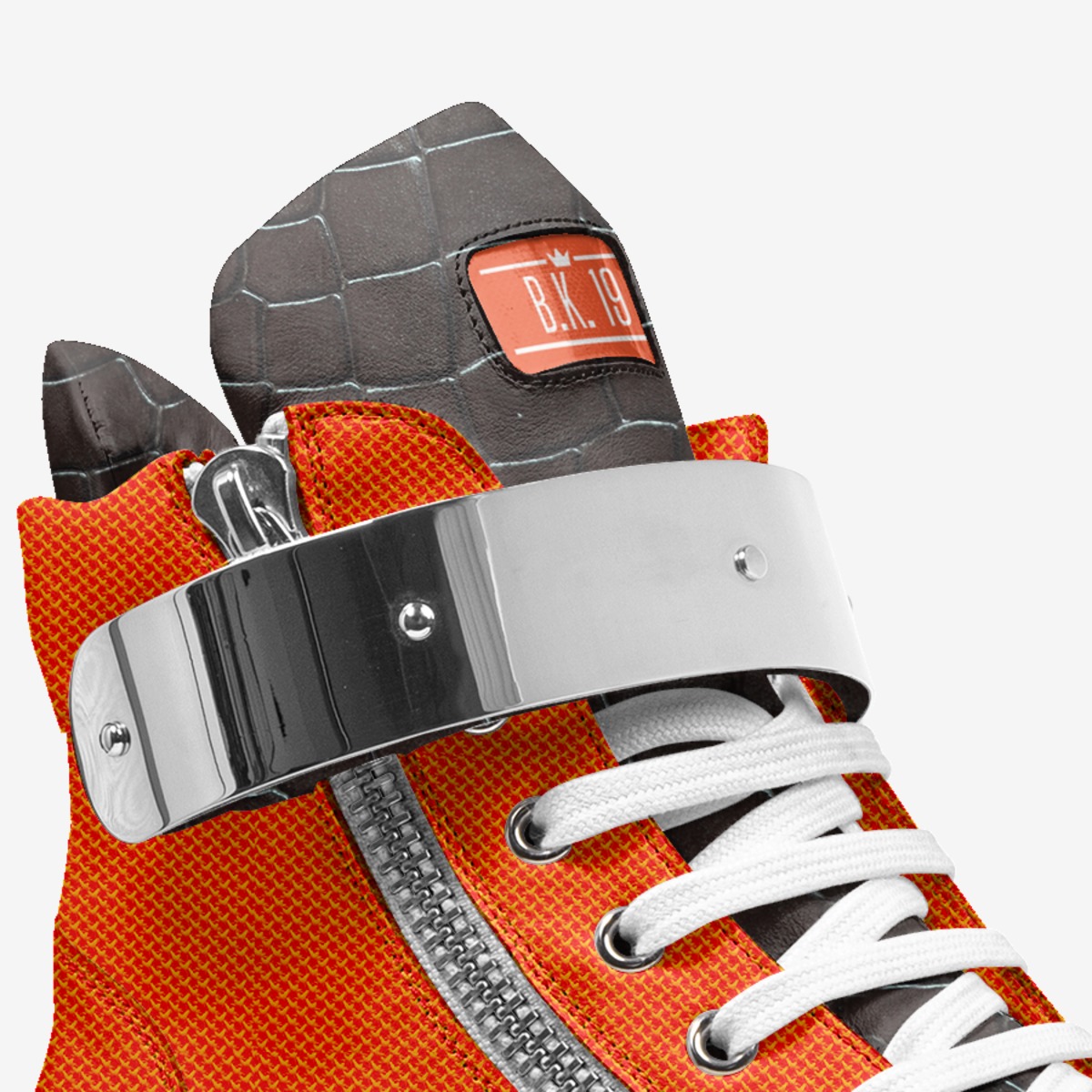 B.K. 19 custom made in Italy shoes by Jay Rock | Detail view