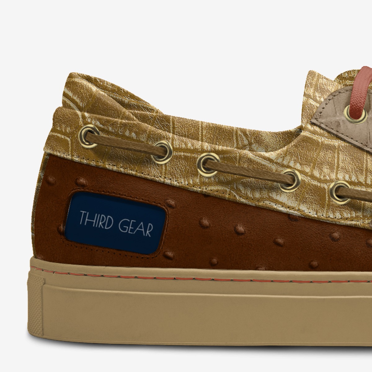 THiRD GEAR - PRUMZ custom made in Italy shoes by David Mitchell | Detail view