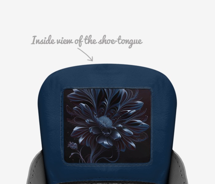 OBSIDIANS .0 custom made in Italy shoes by Monroe King | Tongue view