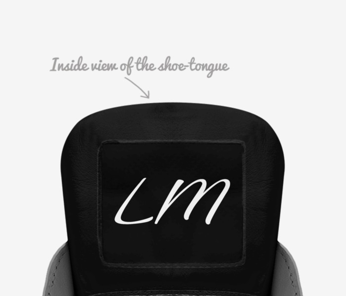 LACEMAN custom made in Italy shoes by Alan Walton | Tongue view