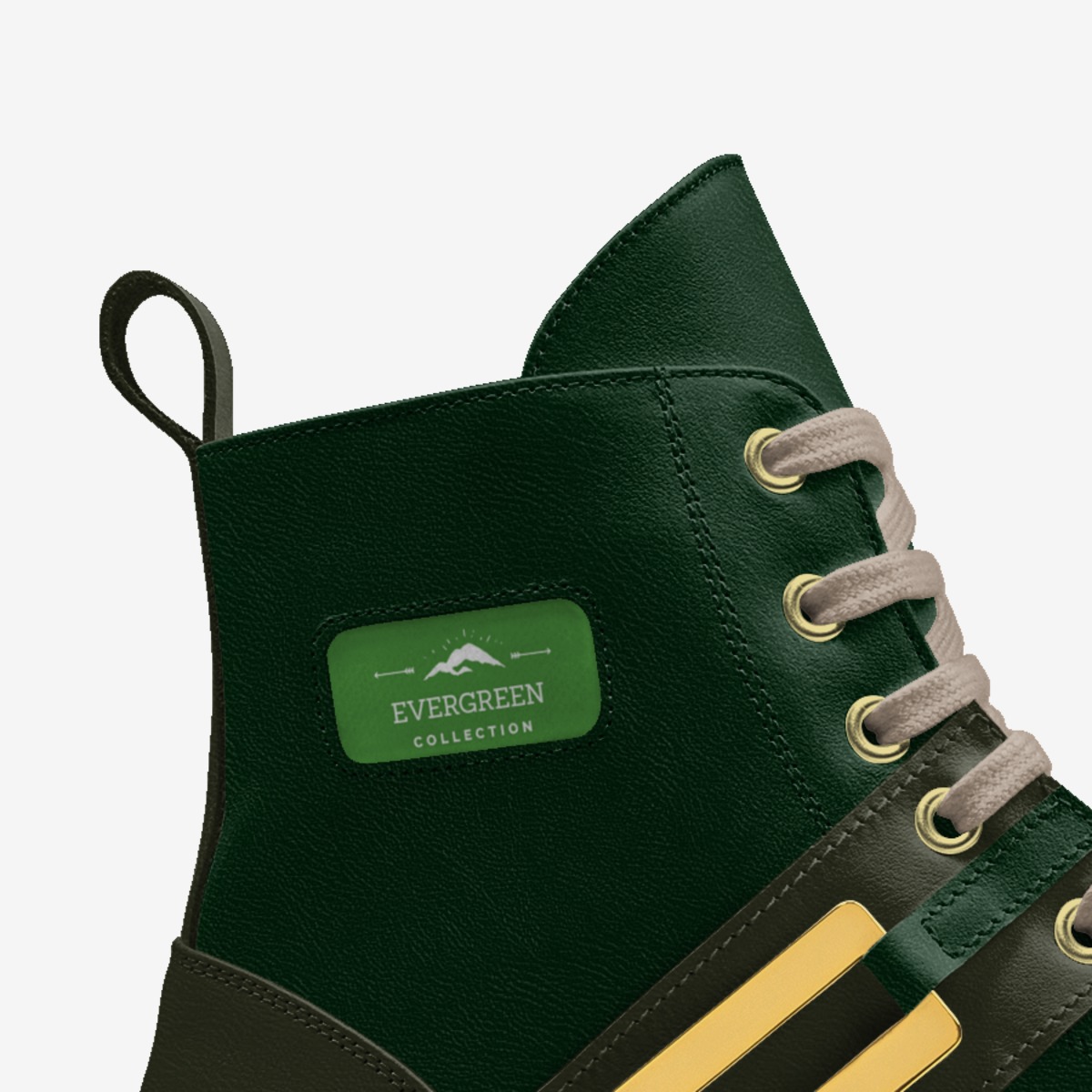 EVERGREEN custom made in Italy shoes by Michael Lee | Detail view