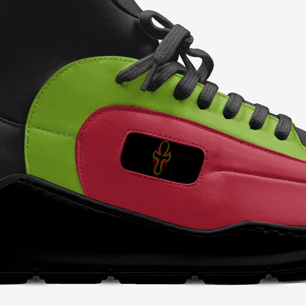 Trew Trainer RBG  custom made in Italy shoes by TrewMonger Brand | Detail view