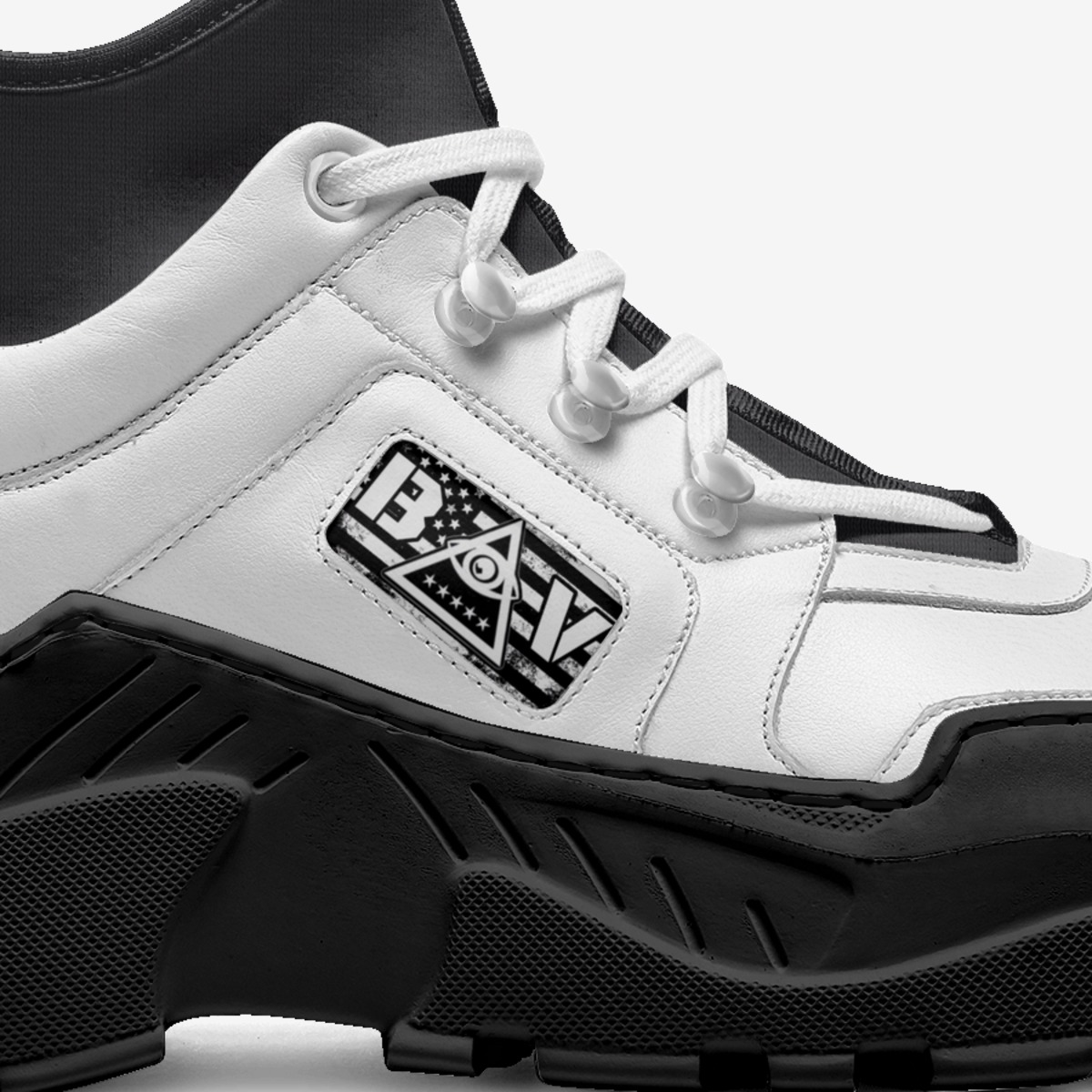 B.O.V custom made in Italy shoes by Redstar Mafia | Detail view