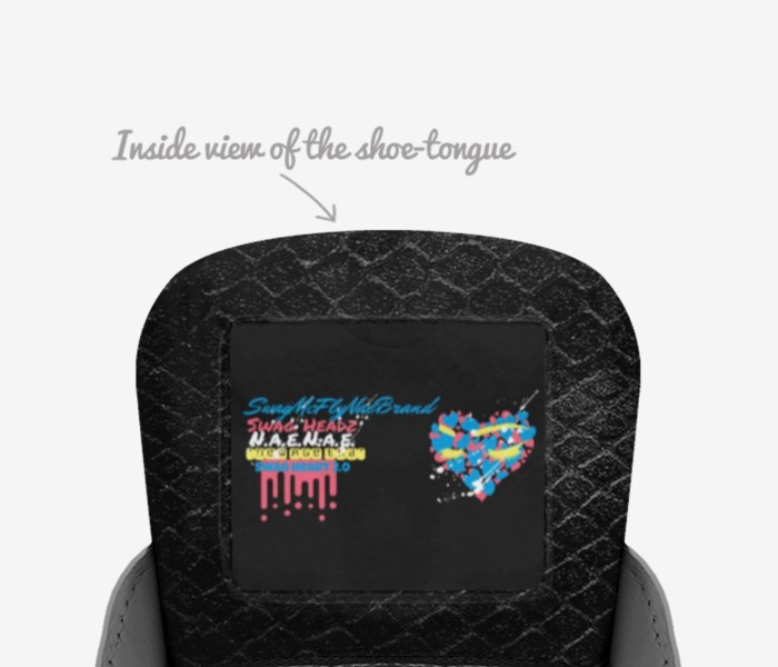 Swag McFly NAE ™️ custom made in Italy shoes by Rechard R Newman | Tongue view