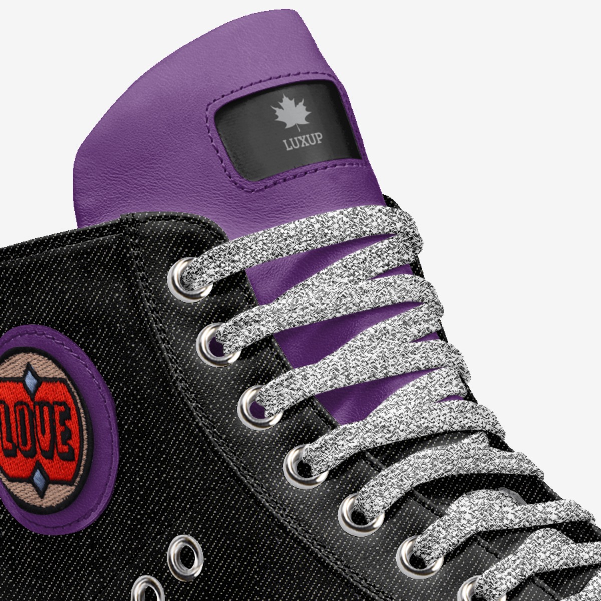 Luxup custom made in Italy shoes by Dwayne White | Detail view