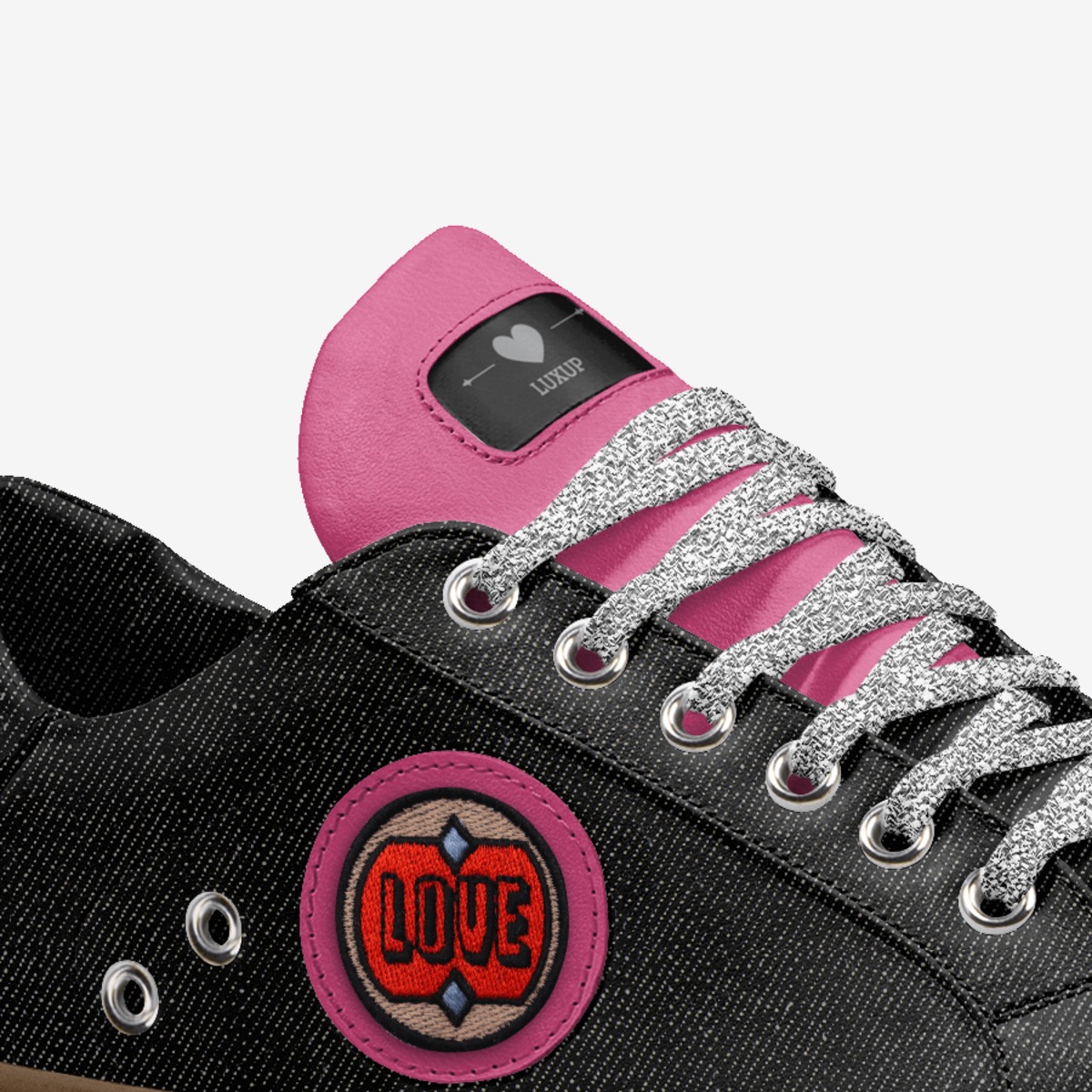 Luxup custom made in Italy shoes by Dwayne White | Detail view