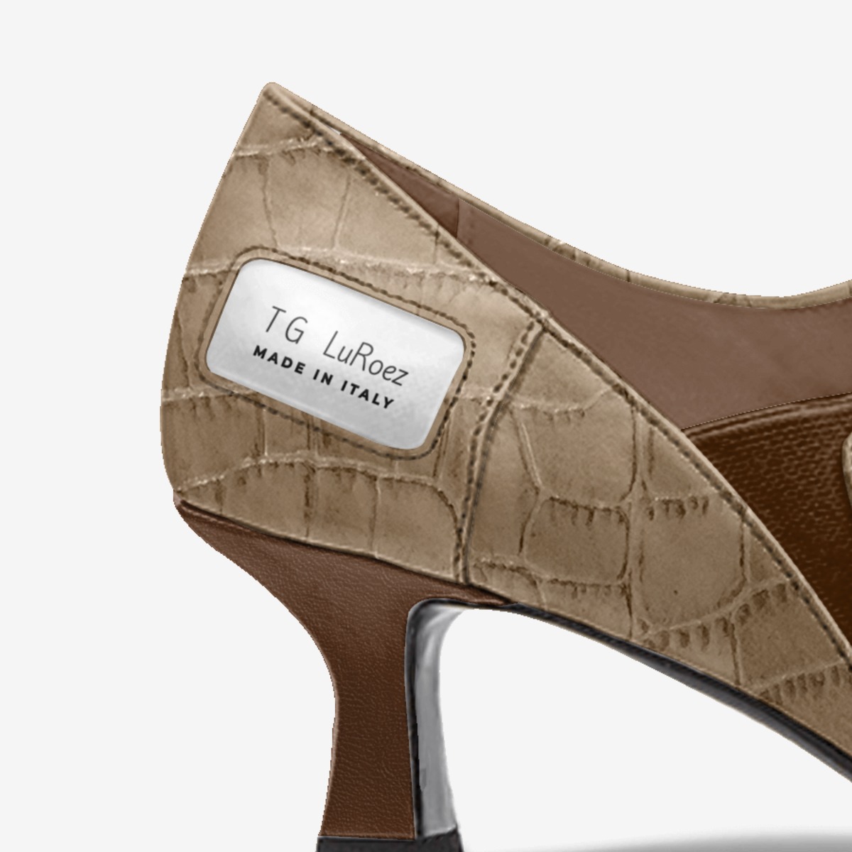 T G   LuRoez custom made in Italy shoes by David Mitchell | Detail view