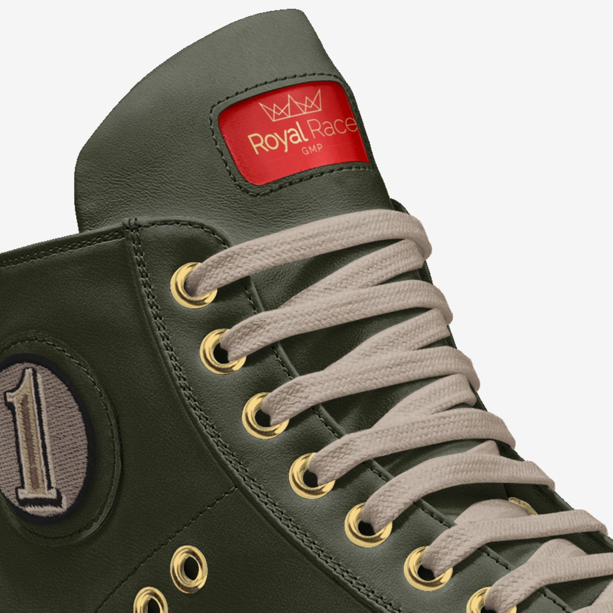 Royal Race GMP custom made in Italy shoes by Princess Yvonne Guébli | Detail view