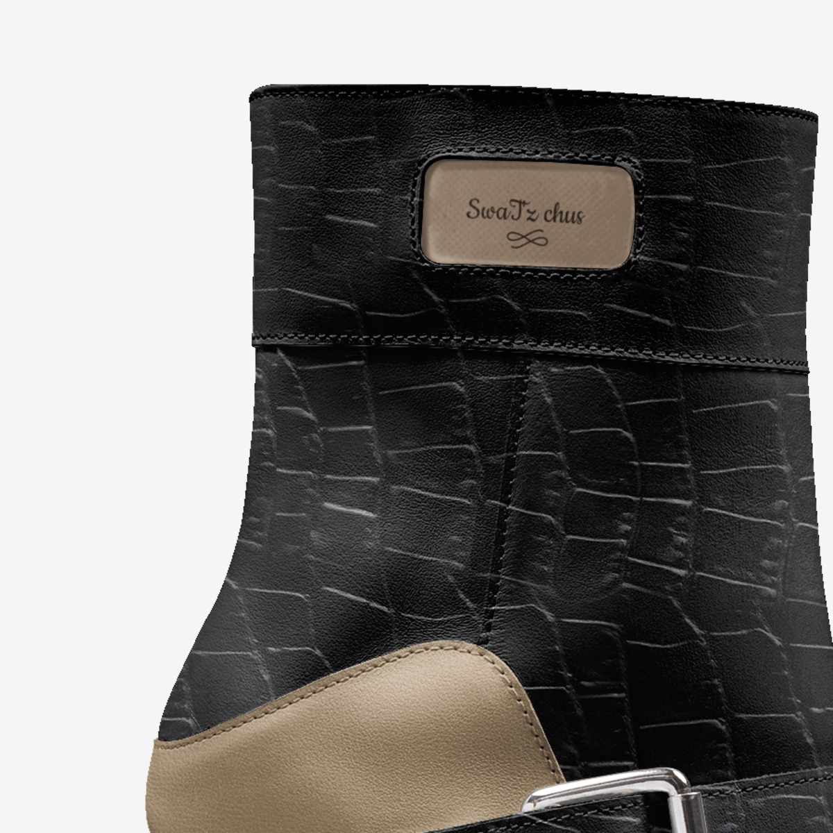 SwaT'z chus  custom made in Italy shoes by Tarcus Whitt | Detail view
