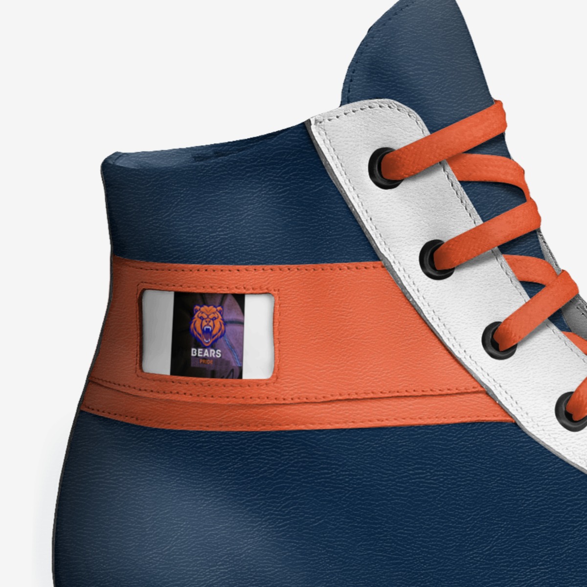 Bear Pride Shoe custom made in Italy shoes by Designs By Dako | Detail view