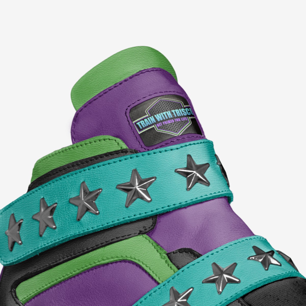 TT SkyWalkers custom made in Italy shoes by Tristian Triscuit | Detail view