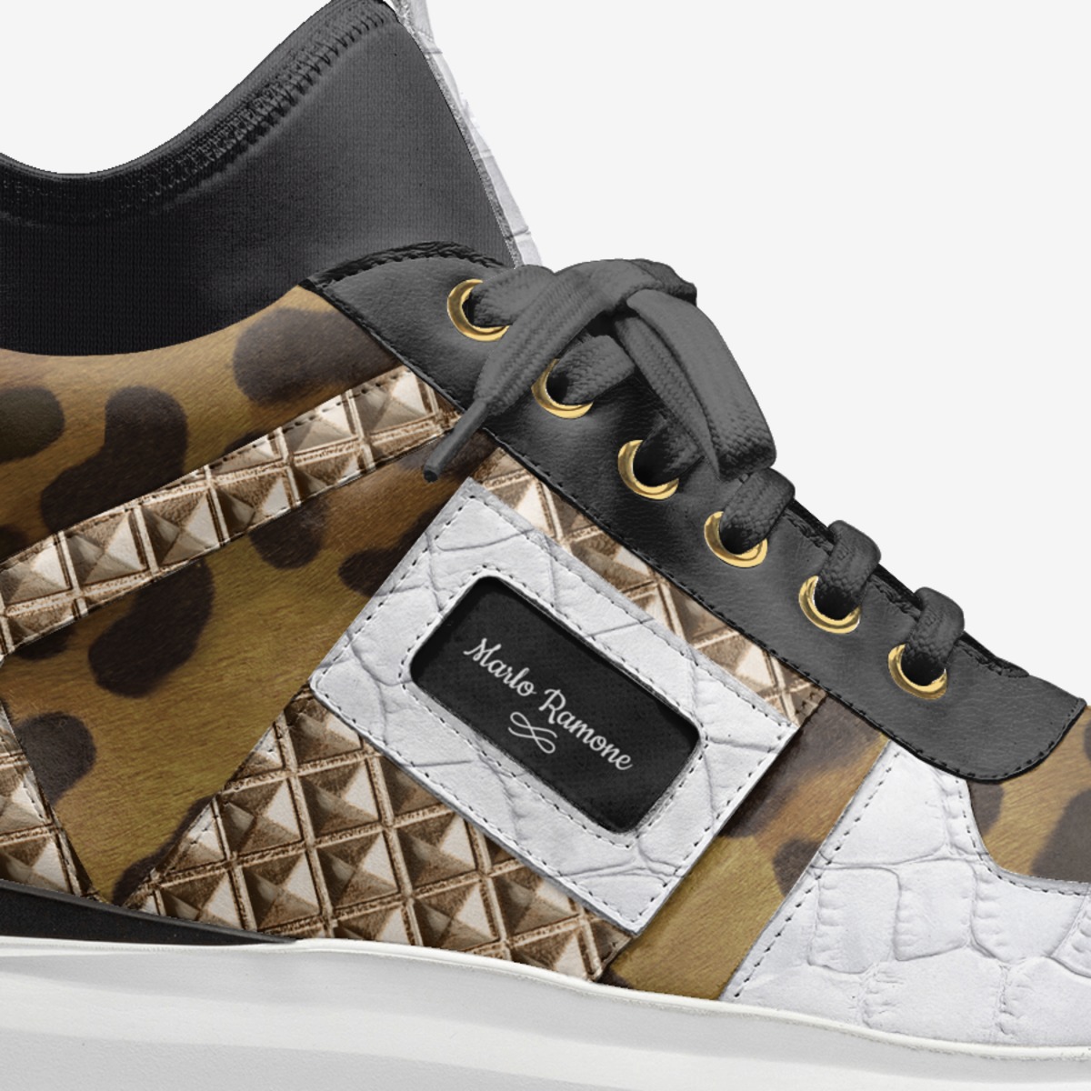 King Vulture  custom made in Italy shoes by Marlo Ramone | Detail view