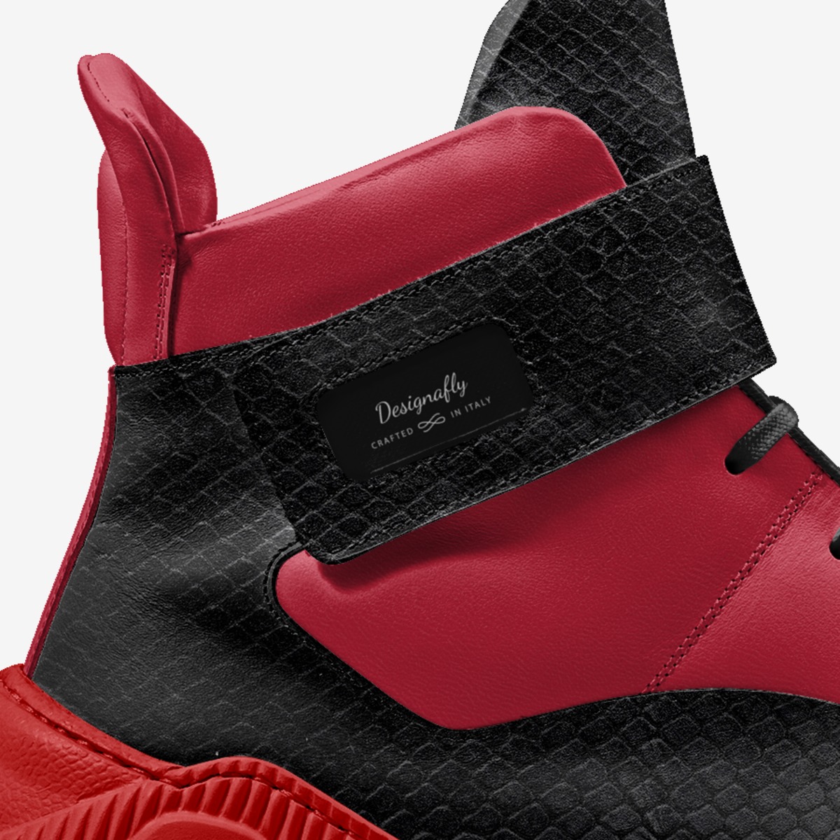 Designafly custom made in Italy shoes by Reynaldo Torres | Detail view
