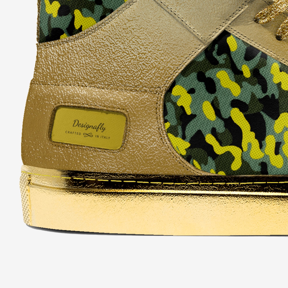 Designafly custom made in Italy shoes by Reynaldo Torres | Detail view
