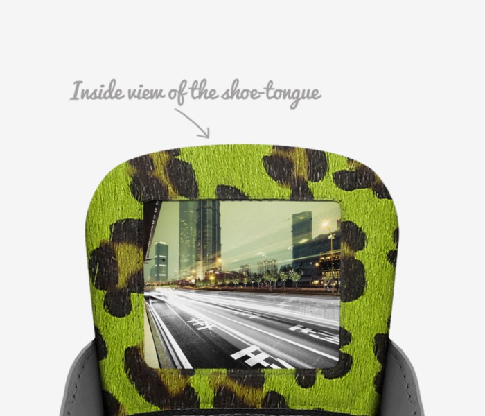 TOONZ custom made in Italy shoes by Henry L Mcrae Jr | Tongue view