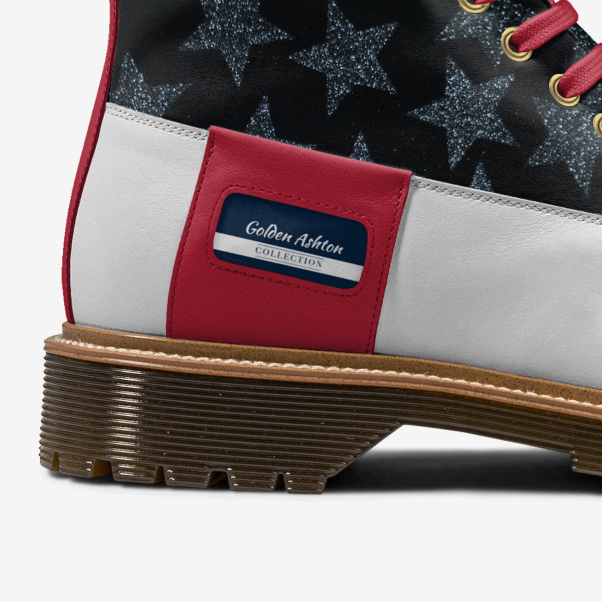 Golden Ashton custom made in Italy shoes by Ezili Air | Detail view