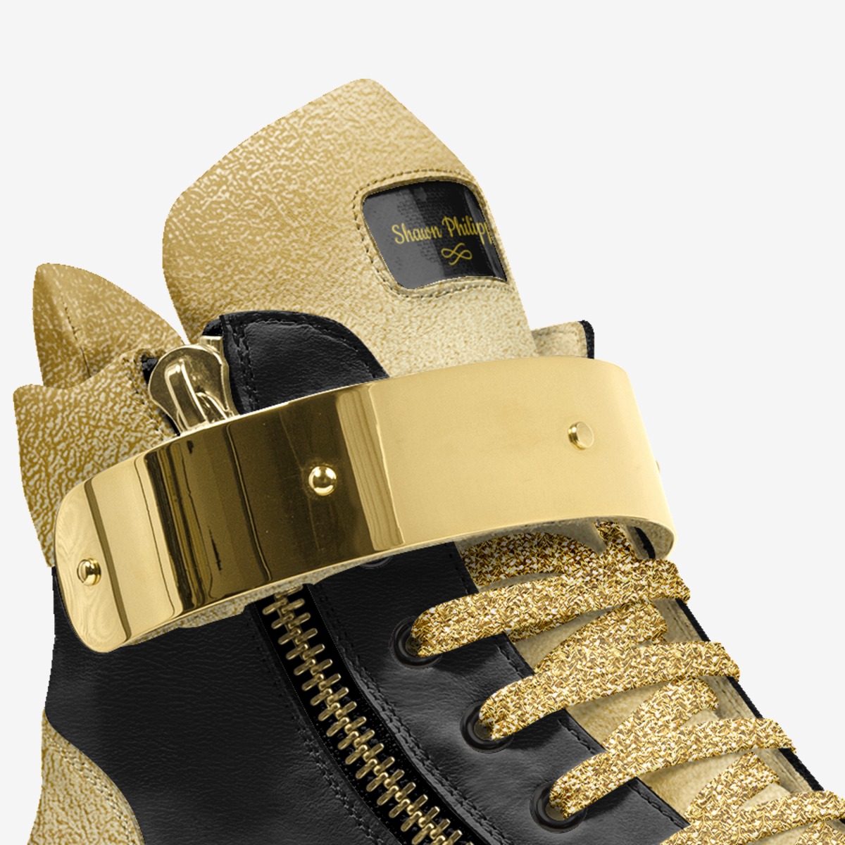 Shawn Philippe custom made in Italy shoes by S. Hobbs | Detail view
