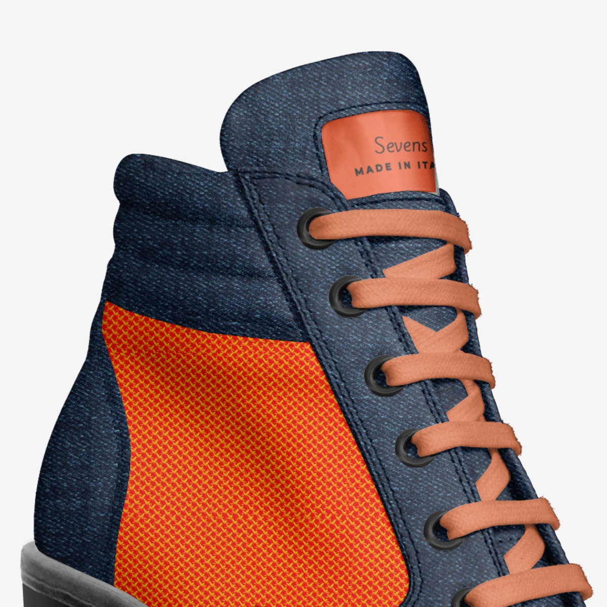 Mariana custom made in Italy shoes by Seven Waters | Detail view