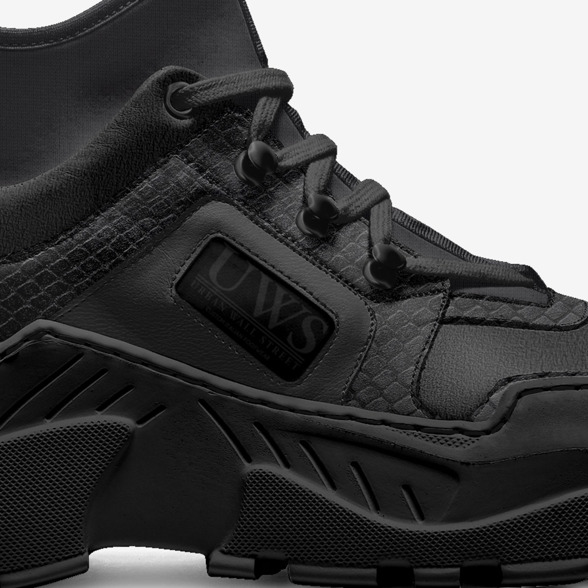 BLACKOUTZ custom made in Italy shoes by Urbanwallstreet Earl | Detail view