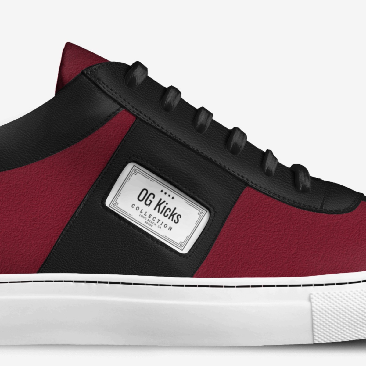 OG Kicks custom made in Italy shoes by Kelly Turner | Detail view