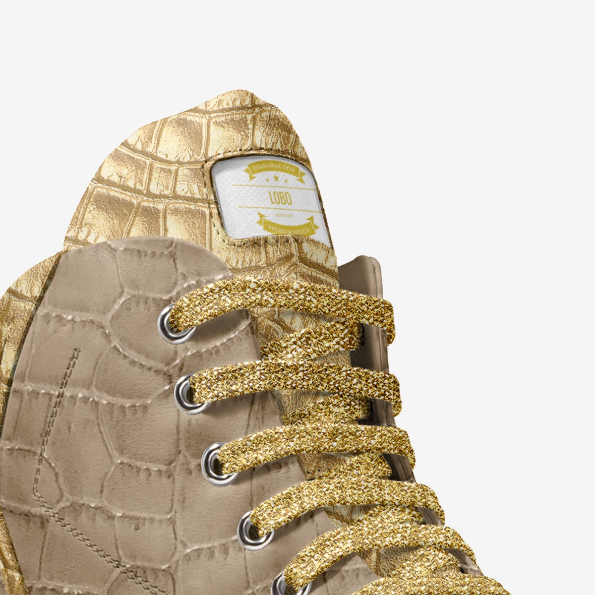 Lobo custom made in Italy shoes by Sergio Ochoa | Detail view