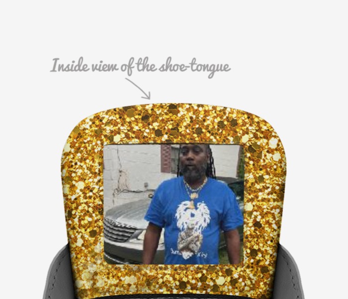 Cuz custom made in Italy shoes by Rodney Wilson | Tongue view