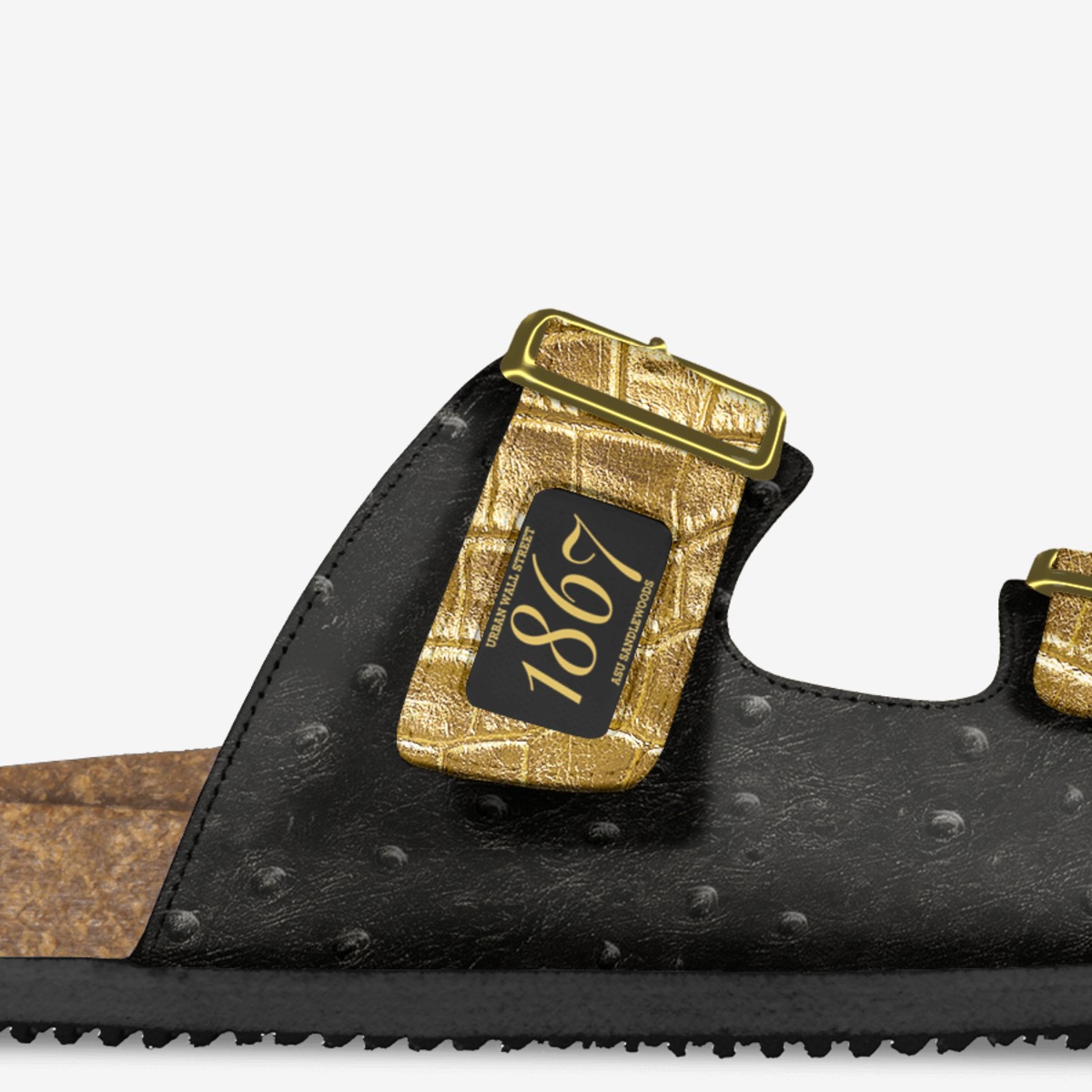 1867 Sandlewoods custom made in Italy shoes by Urbanwallstreet Earl | Detail view